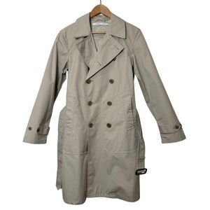Uniqlo x Lemaire Beige Trench Coat | Cotton | Double Breasted | Women’s S